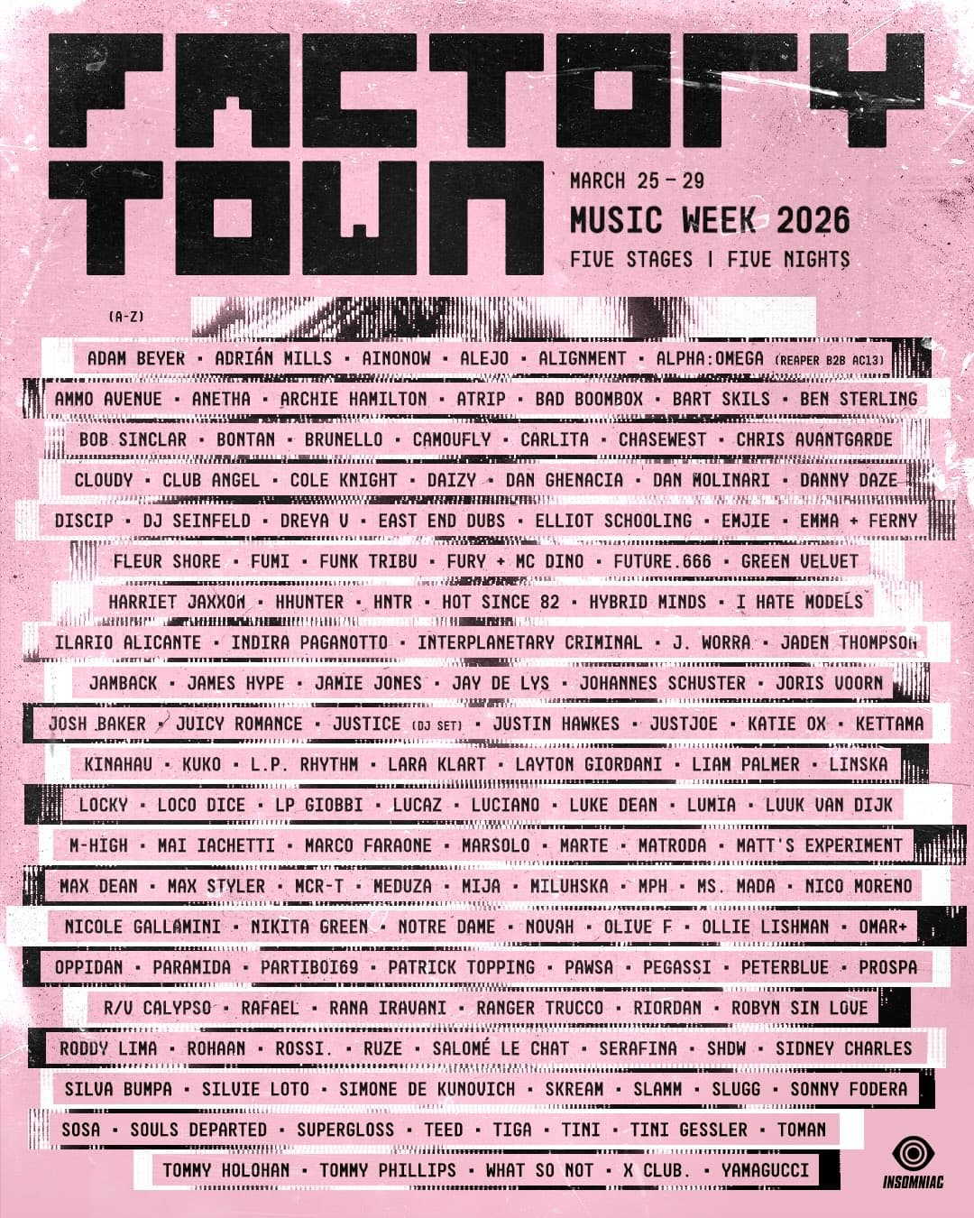 Factory Town Music Week